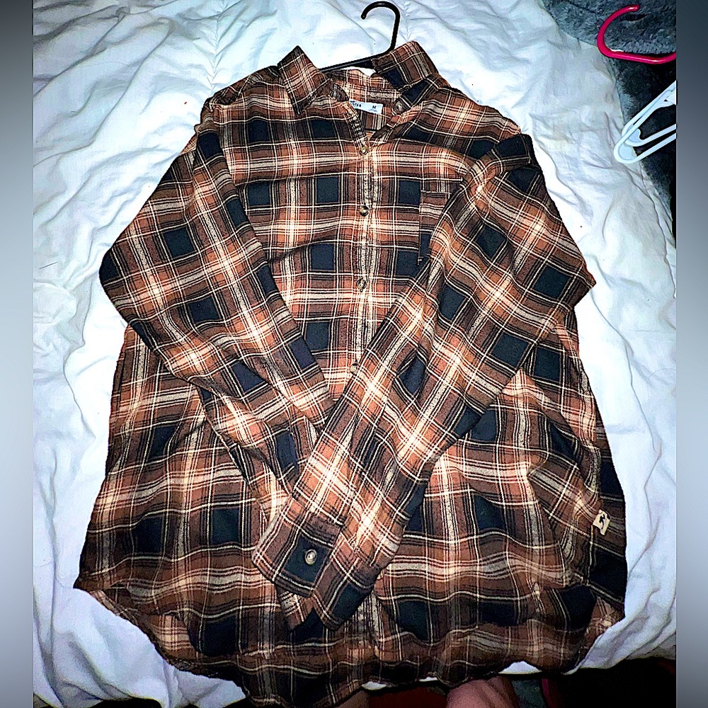 Brown Holister Women’s Oversized Flanel